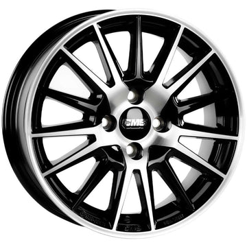 CMS-1264-04 6.0x15" -4x100 ET40 60.1 Diamond Black Gloss Jant (4 Adet)